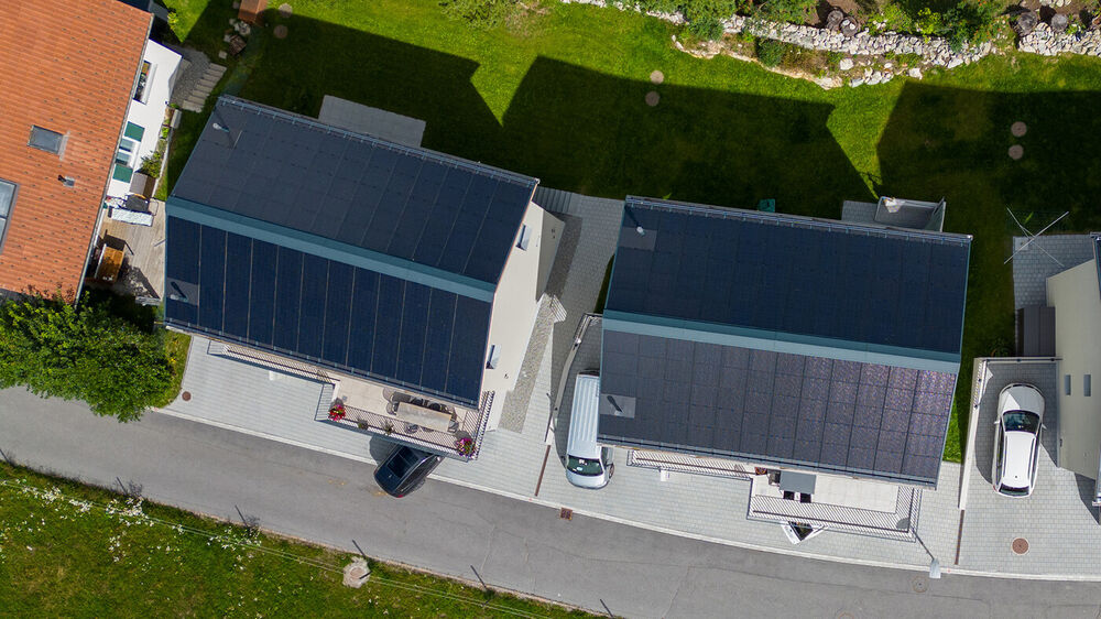 Schrägdach Indach-PV. (Foto: 3S)